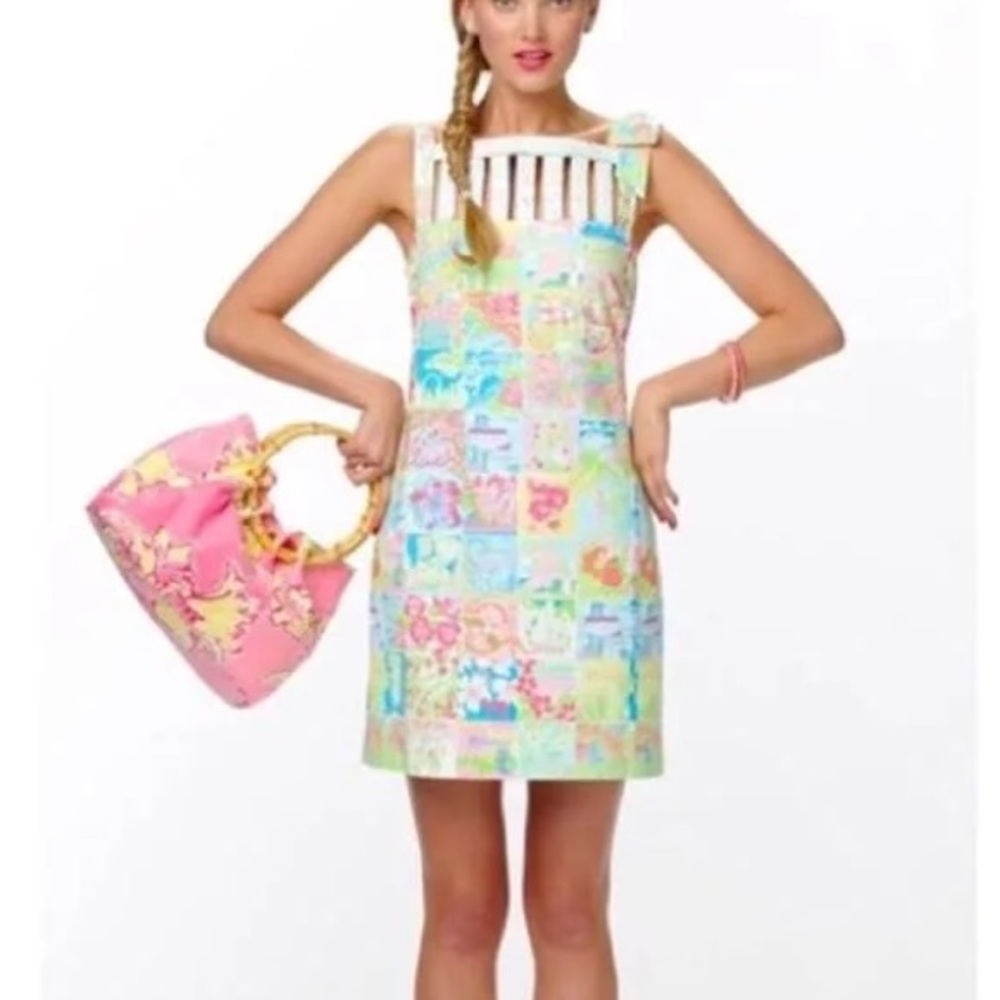 Lilly Pulitzer Ricci Shift State of Mind Dress Size 4